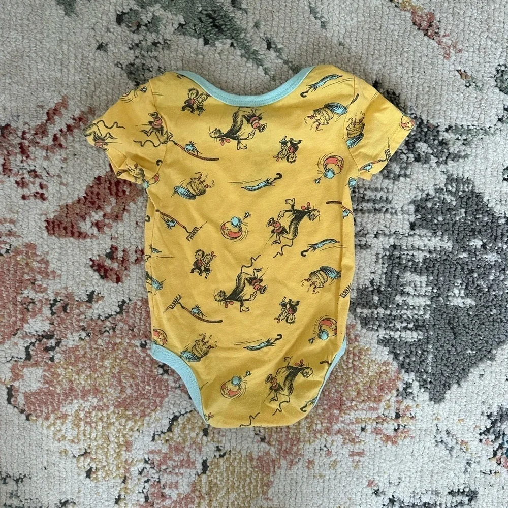 Dr. Seuss Cat and The Hat Sally Fish 18 Months Baby Boy or Girl One Piece